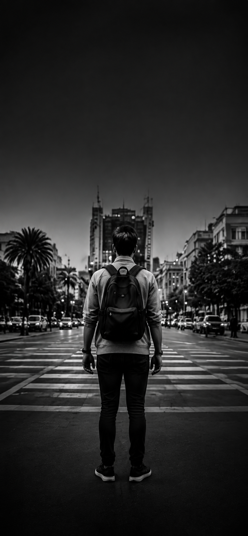 Person ready to find opportunities in their city